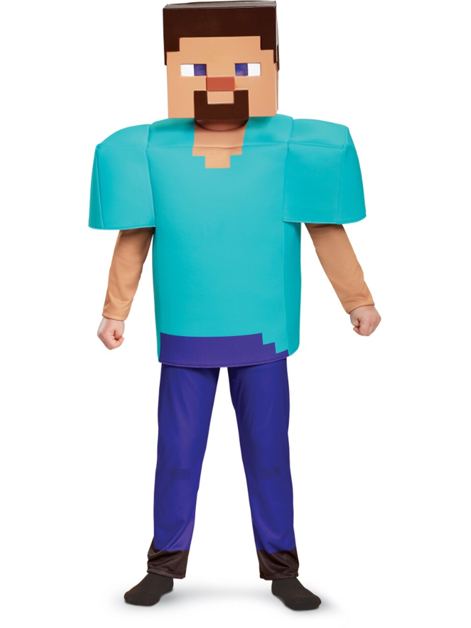 Child's Boys Deluxe Minecraft Steve Mine Craft Mojang Costume